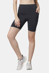 Red Rose Moisture Wicking Shorts - M Grey — thumbnail 1